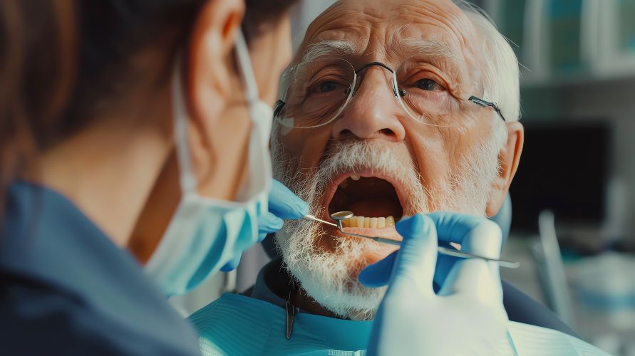 patient in dentist chair